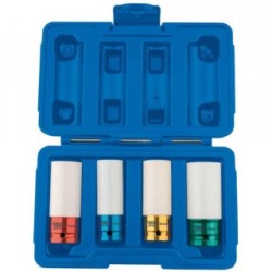 4PC WHEEL NUT SOCKET SET