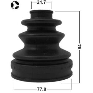 Bellow Drive Shaft - FEBEST 0115090