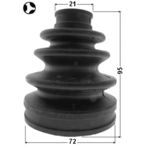 Bellow Drive Shaft - FEBEST 01151NZFE