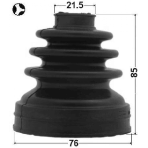 Bellow Drive Shaft - FEBEST 0115ACU35RT