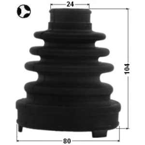 Bellow Drive Shaft - FEBEST 0115ACV30LHT
