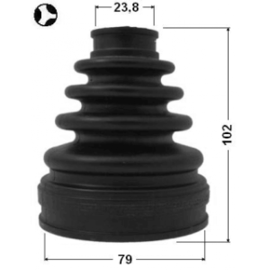 Bellow Drive Shaft - FEBEST 0115MCV30