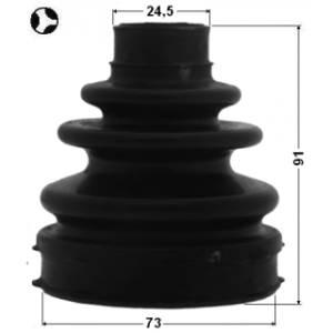 Bellow Drive Shaft - FEBEST 0115ZRT270T