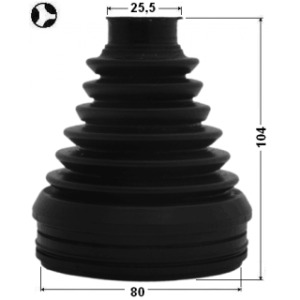 Bellow Drive Shaft - FEBEST 0115ZVW30T