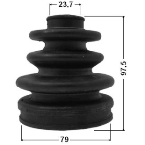 Bellow Drive Shaft - FEBEST 0117090