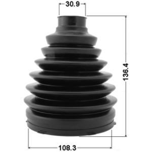Bellow Drive Shaft - FEBEST 0117P200