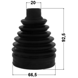 Bellow Drive Shaft - FEBEST 0117PACA33R
