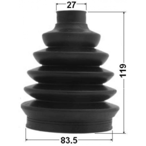 Bellow Drive Shaft - FEBEST 0117PACV30