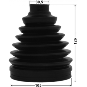Bellow Drive Shaft - FEBEST 0117PGRJ150