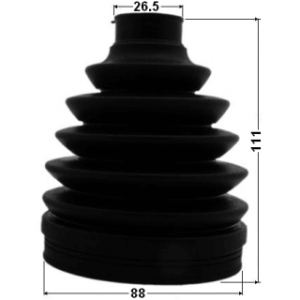 Bellow Drive Shaft - FEBEST 0117PZNR