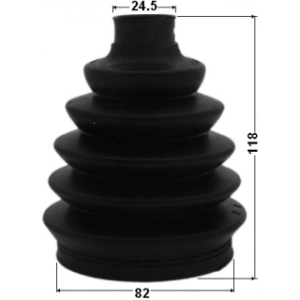 Bellow Drive Shaft - FEBEST 0117SXV20