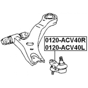 Ball Joint - FEBEST 0120ACV40R