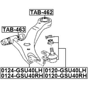 Ball Joint - FEBEST 0120GSU40RH