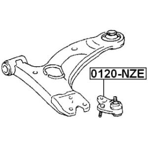 Ball Joint - FEBEST 0120NZE