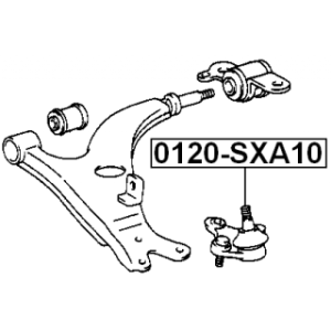 Ball Joint - FEBEST 0120SXA10