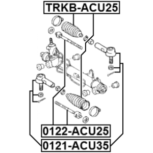 Tie Rod End - FEBEST 0121ACU35