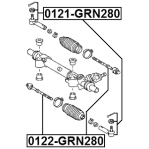 Tie Rod End - FEBEST 0121GRN280