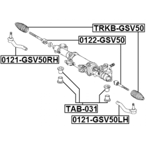 Tie Rod End - FEBEST 0121GSV50RH