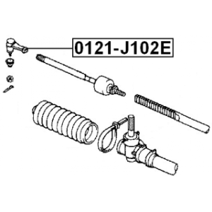 Tie Rod End - FEBEST 0121J102E