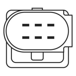 Lambda Sensor BOSCH 0258007353 for AUDI
