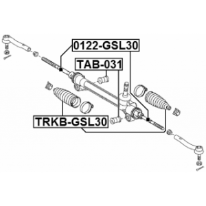 Inner Tie Rod - FEBEST 0122GSL30