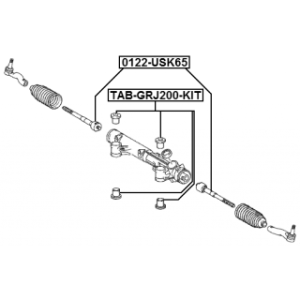 Inner Tie Rod - FEBEST 0122USK65