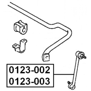 Link Coupling Rod Stabiliser Bar - FEBEST 0123003