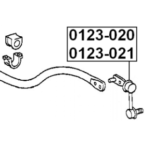 Link Coupling Rod Stabiliser Bar - FEBEST 0123020