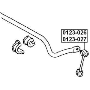 Link Coupling Rod Stabiliser Bar - FEBEST 0123027