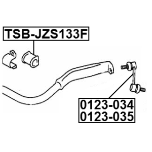 Link Coupling Rod Stabiliser Bar - FEBEST 0123034