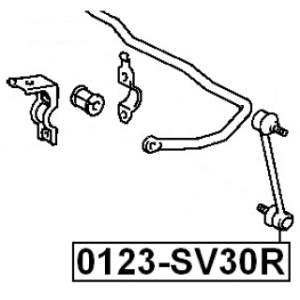 Link Coupling Rod Stabiliser Bar - FEBEST 0123SV30R