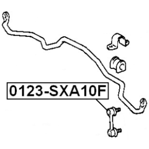 Link Coupling Rod Stabiliser Bar - FEBEST 0123SXA10F