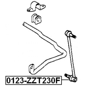 Link Coupling Rod Stabiliser Bar - FEBEST 0123ZZT230F