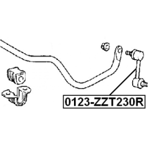 Link Coupling Rod Stabiliser Bar - FEBEST 0123ZZT230R