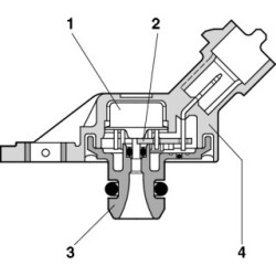 Boost Pressure Sensor BOSCH 0281002244 for MAZ