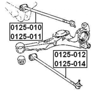 Control Trailing Arm Wheel Suspension - FEBEST 0125014