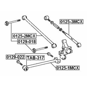 Control Trailing Arm Wheel Suspension - FEBEST 01252MCX