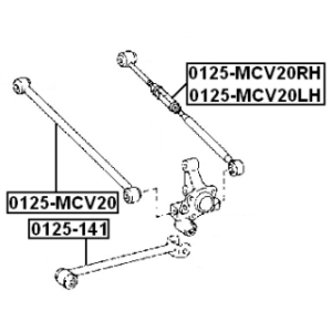 Control Trailing Arm Wheel Suspension - FEBEST 0125MCV20