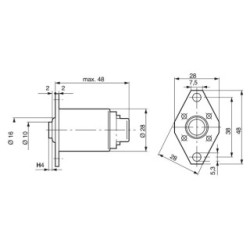 Solenoid BOSCH 0330001004 OE 1307098