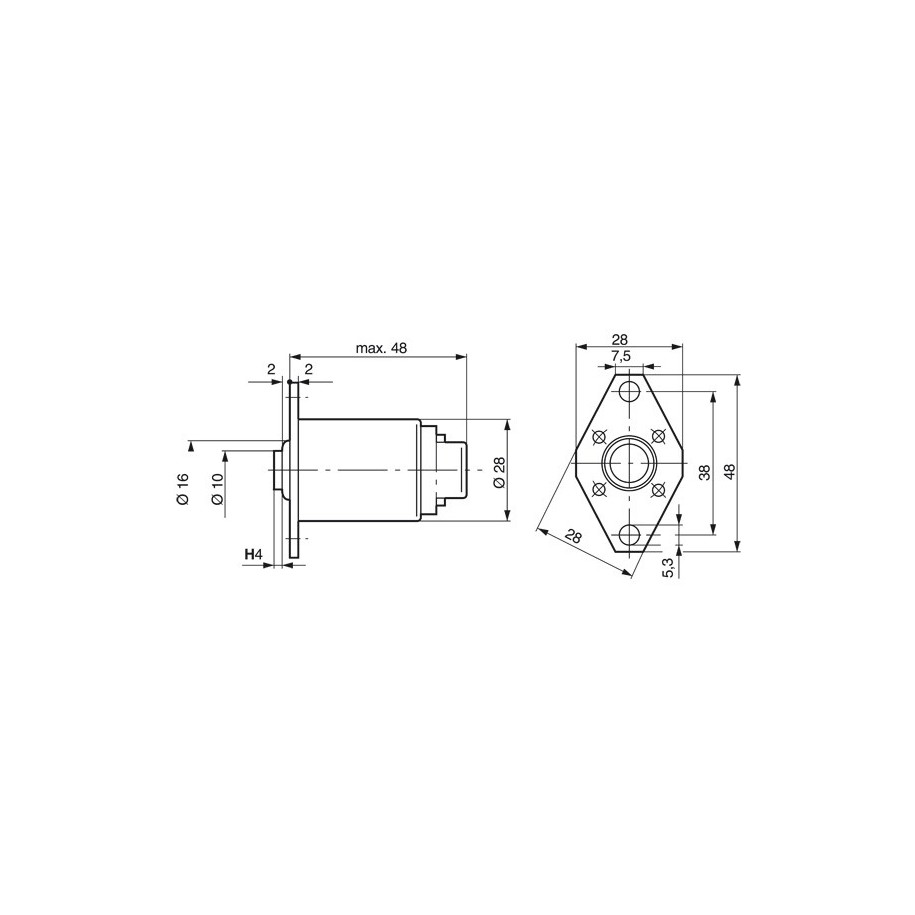 Solenoid BOSCH 0330001004 OE 1307098