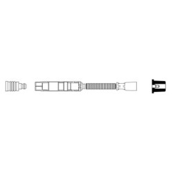 Ignition Cable Kit BOSCH 0356913017 for MERCEDES A-CLASS