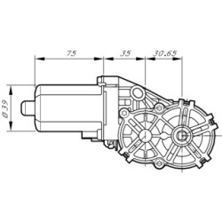 Headlight Levelling Actuator BOSCH 0390203266