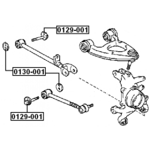 Camber Correction Screw - FEBEST 0129001