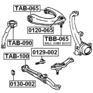 Caster Shim Axle Beam - FEBEST 0130002