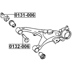 Caster Shim Axle Beam - FEBEST 0132006