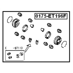 Repair Kit Brake Caliper - FEBEST 0175ET196F