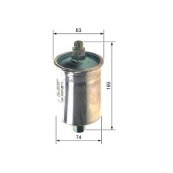 Fuel Filter BOSCH 0450905907 for PORSCHE OE 92811014705