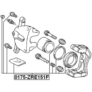 Repair Kit Brake Caliper - FEBEST 0175ZRE151F
