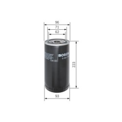 Oil Filter BOSCH 0451104015 for ASKAM