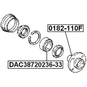 Wheel Hub - FEBEST 0182110F